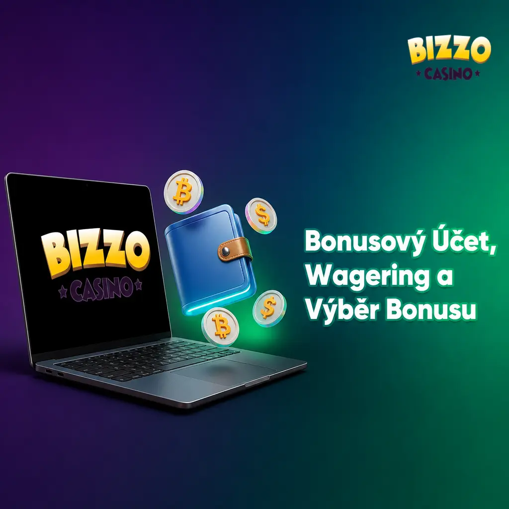Bizzo Casino: bonusový účet, wagering 35x a pravidla pro výběr bonusu a výher po splnění podmínek obratu.