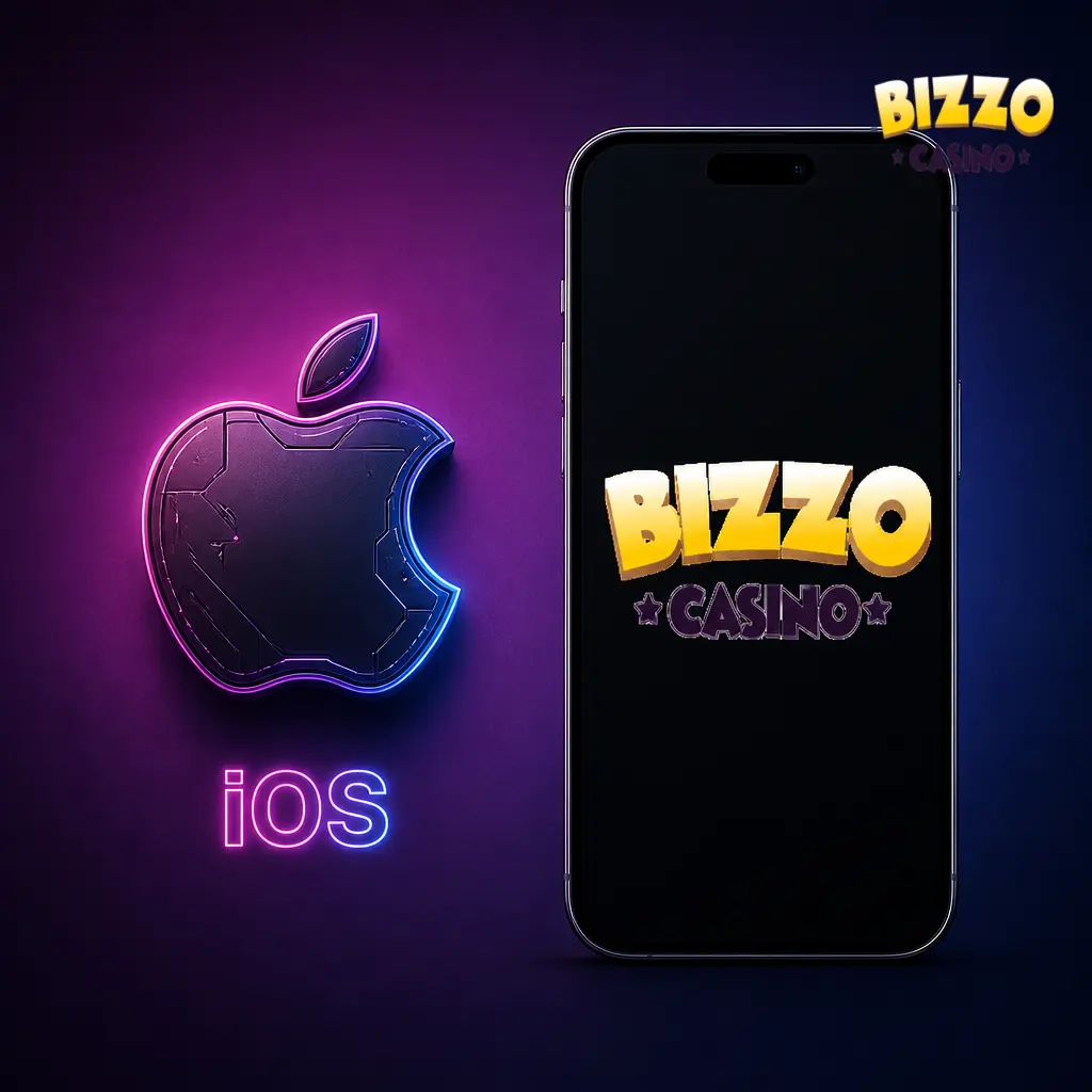 Bizzo Casino na iOS – návod na přidání zástupce webu na plochu přes Safari bez nutnosti aplikace z App Store.