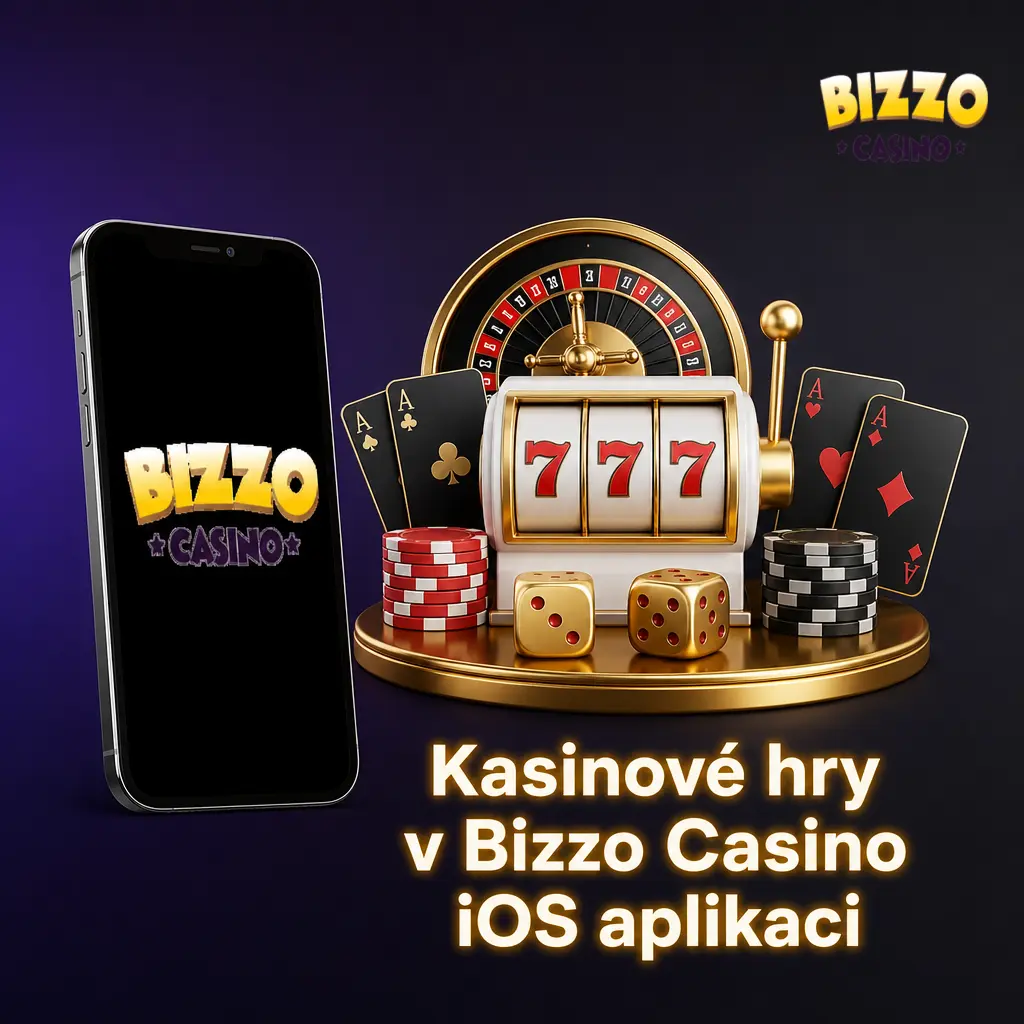 Kasinové hry v Bizzo Casino iOS aplikaci: sloty a živé hry od Pragmatic Play, NetEnt a Evolution