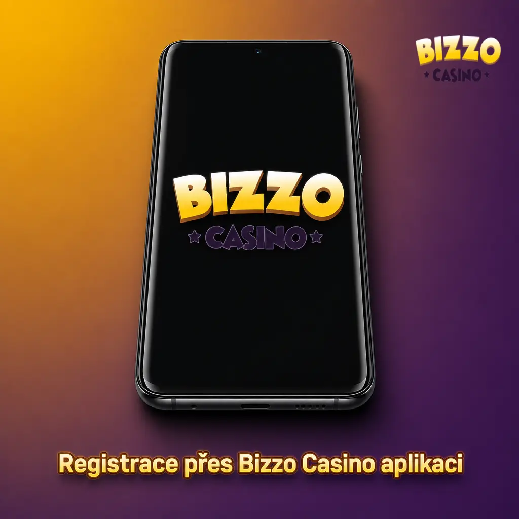 Registrace v Bizzo Casino aplikaci – rychlé vyplnění formuláře a potvrzení e-mailu pro založení účtu