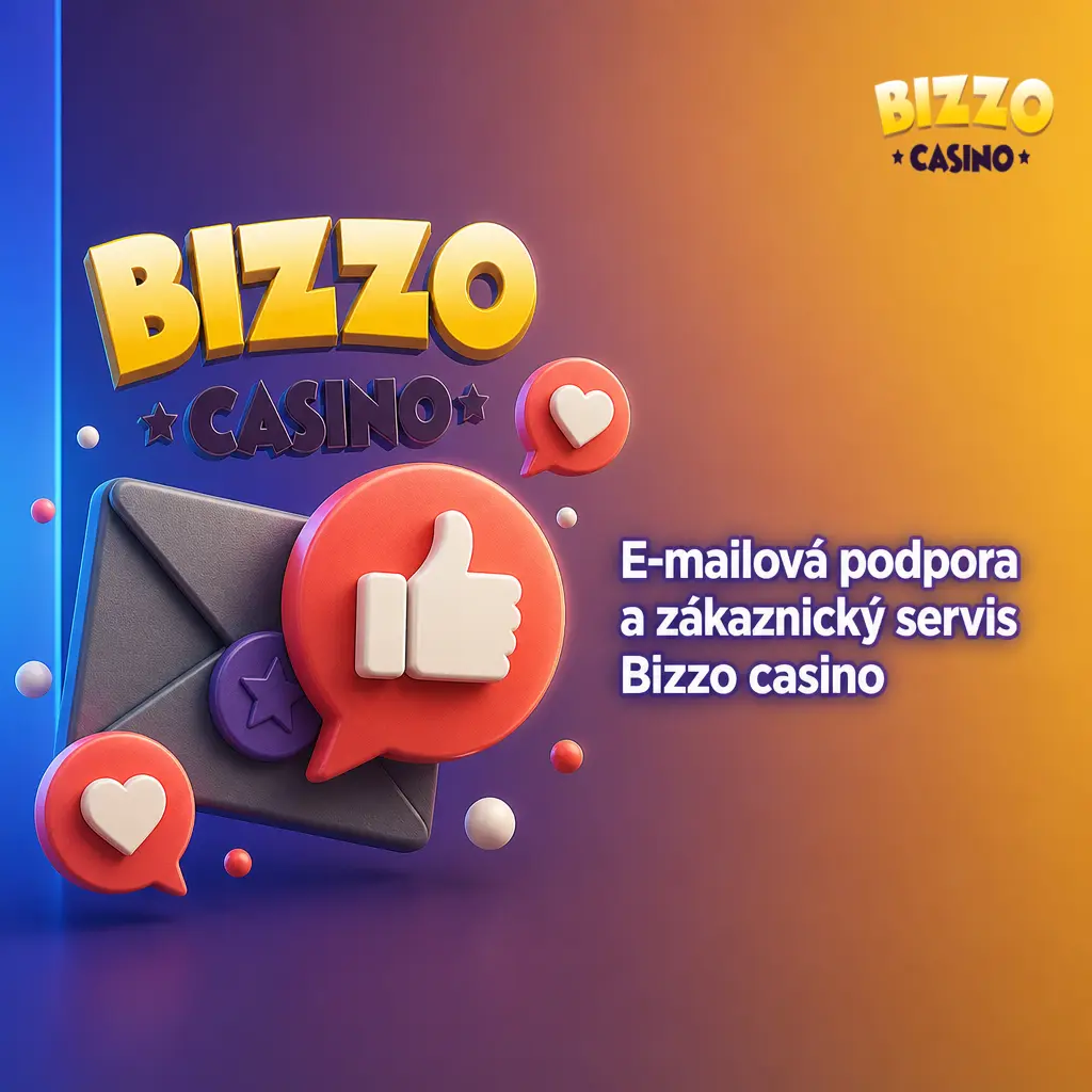 E-mailová podpora Bizzo casino pro ověření účtu, reklamace plateb a formální žádosti hráčů